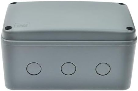 SuperInk Robust Outdoor Electrical Project Box - IP66 Weatherproof PVC/ABS Enclosure for Universal Protection - Size 7 1/8" x 4 1/2 "x 4" inch(181x111x100 mm),1PK