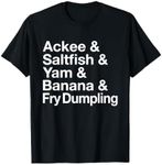 Jamaican National Dish! Ackee & Saltfish Yardie T-Shirt