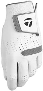 TaylorMade Golf 2021 TOUR PREFERRED FLEX GLOVE, WHITE, MEDIUM LARGE US