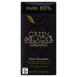 Green & Black Dark Chocolate 85% (10x3.5 Oz)