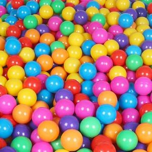 MODEREVE 100 Pack Balls for Ball Tent, BPA Free Colorful Plastic Balls Baby Play Balls for Ball Pit, Bounce House, Baby Pool & Playhouse