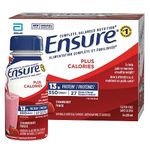 Ensure Plus Calories, Nutritional Supplement Shake, To Help With Healthy Weight Gain Or Maintenance, Strawberry, 6 x 235-mL Bottles