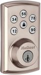 Kwikset 98880-004 SmartCode 888 Smart Lock Touchpad Electronic Deadbolt Door Lock with Z-Wave Plus Featuring SmartKey Security in Satin Nickel