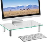 WALI Glass Monitor Stand Riser for 