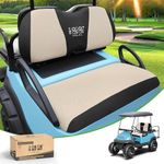 10L0L 10L0L Golf Buggy Seat Cover, Breathable and Scratch Resistant Durable Golf Cart Seat Cover, Washable and Soft Golf Buggy Seat Protectors for Yamaha Club Car Precedent