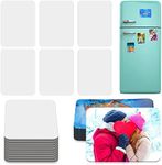 30 Pcs Sublimation Blank Fridge Magnets Sublimation Magnets Blanks DIY Decorative Magnets for Home Kitchen Refrigerator Microwave Oven Wall Door Decoration Office Calendar