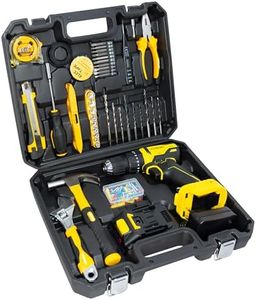 iBELL VR BT21-38 Cordless Brushless Impact Drill Tool Box | 20V Max | 2-Speed Gear | 38Nm Torque | 10mm Chuck | 2.0Ah Li-ion Battery | Suitable for Wood, Steel & Concrete | DIY & Professional Use