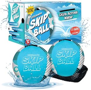 Activ Life Ultimate Skip Ball (Blue Spots) Divertenti giochi da spiaggia e giochi d'acqua per ragazzi, ragazzi e regali per uomini che hanno tutto-Fantastici regali di compleanno estivi per figlio