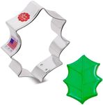 Christmas Holly Leaf Cookie Cutter 3" Made in USA by Ann Clark