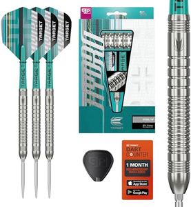 Target Darts Hydro Steel Tip Dart Set, 24G (Barrel 03) | 90% Tungsten Darts, Silver Swiss Point Tips, Pro Grip Tag Shafts & Pro Ultra No.6 Flights, SP Tool Included | Professional Dart Sets