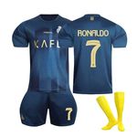 Umiquansome Football Kits for Kids 23/24 No.7 Football Jersey Kit for Kids and Aldult Football Kit Jersey Football Set Football Kit for Kids Shirt Shorts Sock Football Tracksuit for Mens and Boys