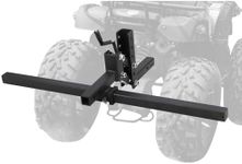 GarveeTech Manual Implement Lift for ATV/UTV with 1-Point Lift System, Fits 2-Inch Receiver, 50-Inch Width, Black