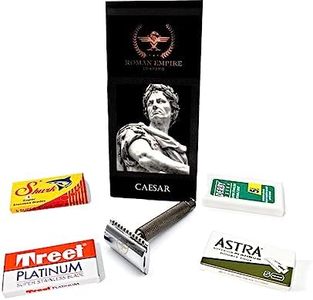 Caesar Gun Metal - Maquinilla de afeitar con 20 cuchillas