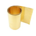 SOFIALXC Brass Metal Thin Sheet Foil Plate Roll 100mmX3000mm-Thickness 0.1mm