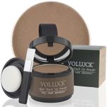 VOLLUCK Root Touch Up Hair Powder Root Cover Up Hairline Shadow Powder Stick, Root Touch Up for Thinning Hair for Women and Men, Bald Spots, Eyebrows, Beard Line, Brown