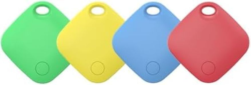Air Tracker Tag 4 Pack Bluetooth Luggage Tracker tag Locator Works with Apple Find My,Smart Tracker for Suitcase, Bag, Backpack, Wallet,Replaceable Battery Smart tag Item Finder