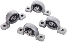 Eowpower 4 Pieces 8 mm Bore Diameter Ball Mounted Pillow Block Insert Bearings