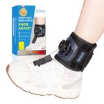 joingood Drop Foot Brace With Knob-Adjust Dorsiflexion, Foot Drop Brace for Walking with Shoes, Adjustable Foot Up Brace for Drop Foot Support, Stroke to Improve Walking Gait Fits Women & Men(L/XL)