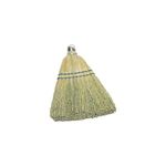 Rubbermaid Commercial Corn Fiber Whisk Broom, 12-1/4-Inch Overall Length, Yellow (FG9B5500YEL)