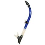 XS Scuba Bypass Elite Semi-Dry Snorkel Blue