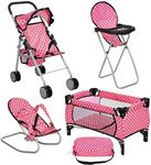 fash n kolor 4 Piece Doll Play Set,