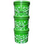 Real Organics composting bin for Home/Kitchen composter/Convert Kitchen Waste into Manure (3 Buccket composting bin)