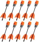 Zing Zonic Whistling Arrow Refill Pack - Includes 10 Zonic Whistling Arrows, Compatible HyperStrike Bow, Firetek Bow, Z-Tek Bow, Z-Curve Bow and Z-Bow (Orange), for 14+