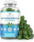 Ashwagandha Gummies (Max Strength - 750mg/Gummy) (90ct - Up to 3 Month Supply) Support Calm Mood, Relaxation & Cognitive Support - Ashwagandha Gummies for Women Ashwagandha Gummies for Men