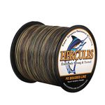 Hercules Super Strong 1000M 1094 Yards Braided Fishing Line 15 LB Test for Saltwater Freshwater PE Braid Fish Lines 4 Strands - Camouflage, 15LB (6.8KG), 0.16MM