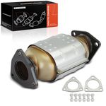 A-Premium Rear Catalytic Converter Kit Direct-Fit Compatible with Honda Accord 2008-2012, Accord Crosstour 2010-2011, Pilot, Odyssey, Ridgeline, Crosstour & Acura TSX, TL, RL, 3.5L 3.7L, EPA Compliant