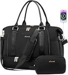 Gym Bag for Women LOVEVOOK Travel Duffel Bag with USB Port,Weekender Bags for Women with Shoe Compartment,Carry on Overnight Bag with Toiletry Bag,Hospital Bags for Labor and Deliver