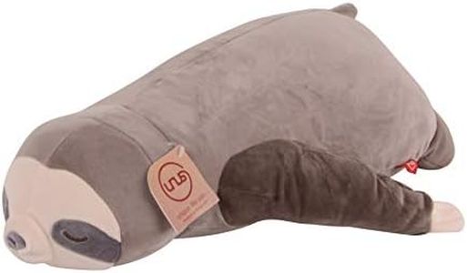 UNUS Almohada para Dormir de Lado con Perezoso, Gris, pequeña