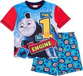 Boys Short Pyjamas, Thomas The Tank Toddler Pjs Merchandise, Ages 12 Months to 6 years Old (3_years) Blue