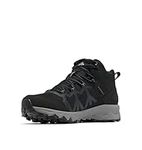 Columbia Men's Peakfreak 2 Mid Outdry waterproof mid rise hiking boots, Black (Black x Titanium II), 9.5 UK