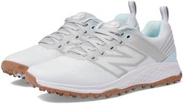 New Balance Women's Fresh Foam Contend v2 Golf Shoe, White/Grey, 9