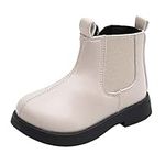 Jelly Rain Boots for Girls Toddler Girls Boots Little Kid Shoes Short Boots Girls School Leather Shoes Link Shoes