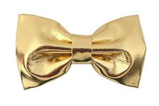 LEONARDI Pre-Tied Bow Tie for Men (Golden)