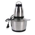 Maharaj Mall Stainless Steel Meat Grinder Chopper Electric Automatic Mincing Machine Grinder Food Processor 3L