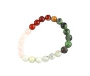 ZODIAC BRACELET - Jet Authentic Gemstone Zodiac Bracelet for Men Women, 8mm Natural Horoscope Bracelet Gifts (Cancer)