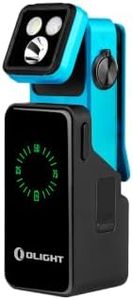 OLIGHT Oclip 2 Pro Rechargeable EDC Flashlight, Clip-on Light,Charging Dock | 1000mAh Dock, 115-Degree Tilt, 360-Degree Clip, 530 Lumens, White LED, Red Light, USB-C, for Hiking, Emergency, Outdoor, Home
