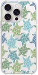 Blingy's for iPhone 15 Pro Case, Fun Turtle Pattern Cool Ocean Fish Beach Design Transparent Soft TPU Protective Clear Case Compatible for iPhone 15 Pro 6.1 inch (Green Turtles)