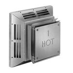 Simpson Dura-Vent 46DVA-HC Duravent Horizontal Square Termination Cap-4" x 6 5/8" Direct Vent, 4" x 6.625", Galvanized