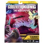 MonsterVerse Godzilla x Kong: The New Empire, 6-Inch Tiamat Action Figure Toy, Iconic Collectable Movie Character, Includes 2.5-Inch Submarine Accessory, Suitable for Ages 4 Years+