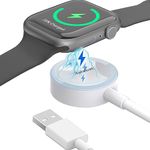 Talabat USB Watch Charger Cable Compatible with IWatch Series SE2/9/8/7/6/5/4/3/2/1/SE, Magnetic Watch Car Charger, Portable Travel USB Charging Cord (3.3ft/1)