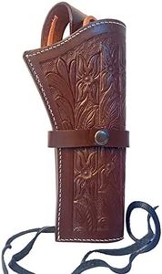 Hulara Leather Western Gun Holster Heritage Rough Rider .Colt SAA Ruger Wrangler Single Six Vaquero Uberti Cattleman Cowboy Holsters for 4.75" and 5.5" Barrel Revolvers Heritage Holster