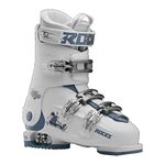 Roces Adjustable Youth Ski Boot - Size 22.5-25.5 - White/Teal