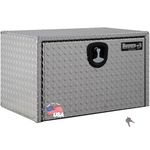 Buyers Products 1705103 Diamond Tread Aluminum Underbody Truck Box with T-Handle Latch, 18 x 18 x 30 Inch, Silver