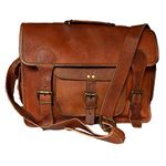 Madosh Photography Camera Lens Case Handmade Bag Genuine Leather Briefcase Men's Laptop Bag