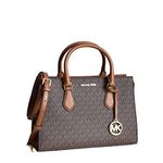 Michael Kors handbag for women Sheila satchel medium (Brown)