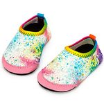 Yorgou Baby Boys Girls Water Shoes Toddler Beach Shoes Barefoot Aqua Socks Non-Slip for Pool Beach